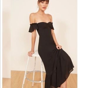 Reformation Butterfly Dress in Black *NEW*
